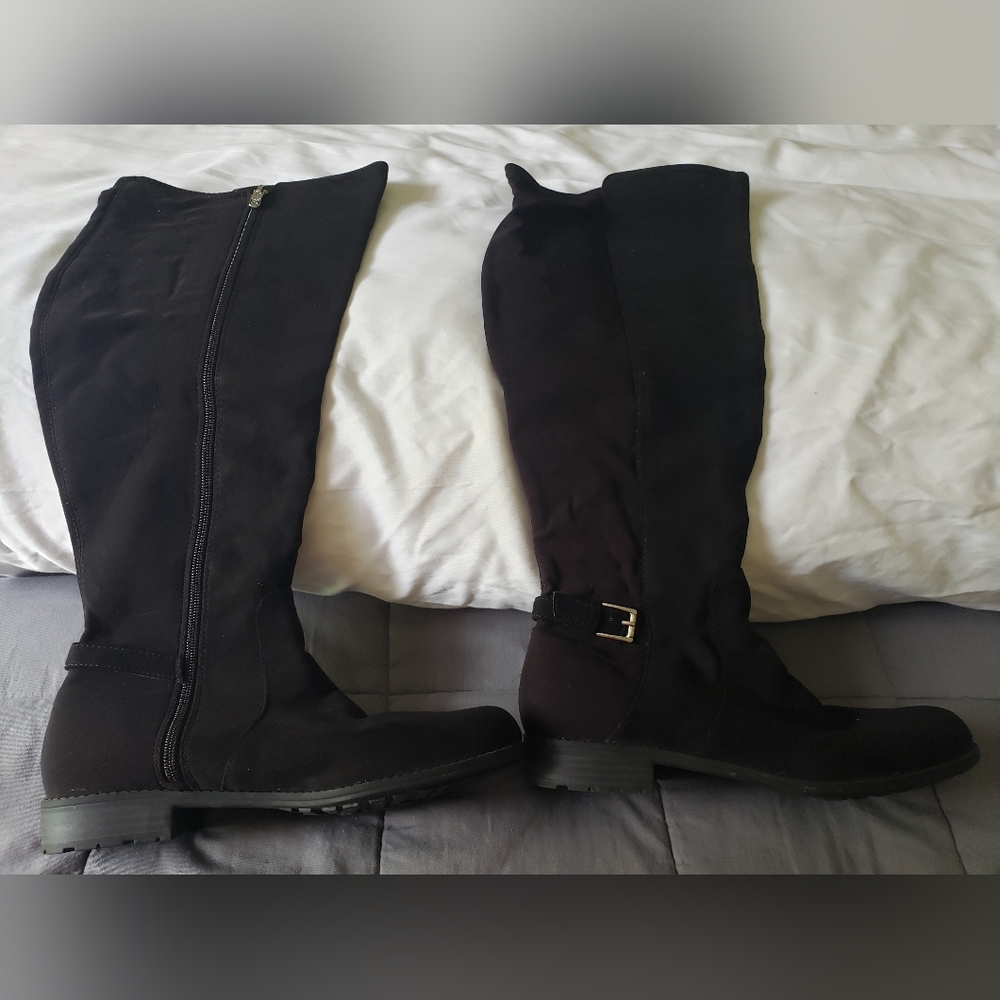 Liz Claiborne Over the Knee Faux Suede Boots